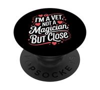 Vétérinaire : Je suis vétérinaire, Pas Magicien, mais Proche PopSockets PopGrip Adhésif