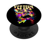 Vétérinaire vétérinaire pour Chat et Chaton PopSockets PopGrip Adhésif