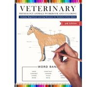 Veterinary Anatomy and Physiology Coloring Book with Wordbank