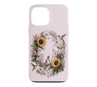 Veterinary Floral Tournesol Colibri Amoureux des Animaux Coque pour iPhone 13 Pro Max