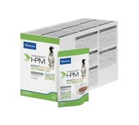 Veterinary HPM Cat Adult Neutered Salmon Chunks In Gravy 12x85g