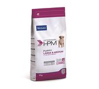 Virbac Aliment vétérinaire Veterinary HPM Puppy pour chiens de grandes et moyennes races – 12 kg