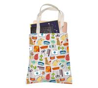 Veterinary Medicine Sac fourre-tout pour vétérinaire Vet Med Vet Tech DVM Sac de courses Cadeau pour les amoureux des chats et des chiens, Exprimez-vous, 35cm ( 13.78 inch ) * 38 cm ( 14.96 inch)