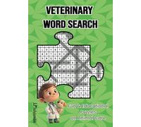 Veterinary Word Search: Fun & Educational Puzzles on Animal Care, Pet Health, and Vet Terms: Large Print Word find for Veterinary Students, Vet Techs, and Animal Lovers