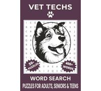 Veterinary Word Search Puzzle Book: Word Searches with Easy to Read Print about Veterinary, Vet Tech , Veterinary Medical and More | 6x9 inches, 110 ... for Vacations, Holidays and Free Times.