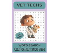Veterinary Word Search Puzzle Book: Word Searches with Easy to Read Print about Veterinary, Vet Tech, Veterinary Medical and More | 6x9 inches, 110 ... for Vacations, Holidays and Free Times.