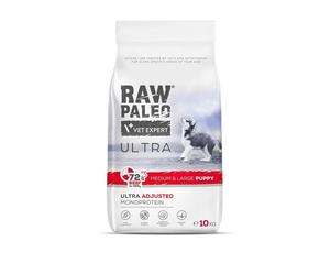 VetExpert Bœuf cru Paleo pour chiots de taille moyenne et grande, 10 kg