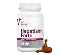 VetExpert Hepatiale Forte Petites Races et Chats | 40 Capsules | Complément Alimentaire pour Petits Chiens et Chats | pour Soutenir la Fonction hépatique Naturelle