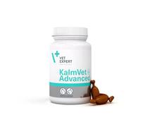 VetExpert KalmVet Advanced | 60 Capsules | Complément Alimentaire pour Chiens et Chats | avec Valériane & Tryptophane