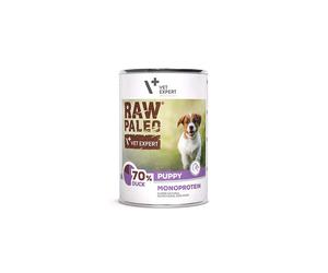 VETEXPERT Raw Paleo Duck Puppy Can - Pâtée de canard pour chiots - 400g