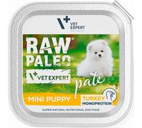 VETEXPERT RAW PALEO Pate Puppy Mini Turkey - pâtée de dinde pour chiots de petites races - 150 g
