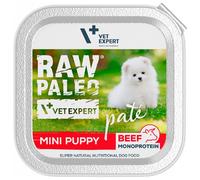 VETEXPERT Raw Paleo Puppy Mini - Pâtée au boeuf pour chiots de petites races - 150g