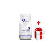 VETEXPERT Veterinary Diet Dog Dermatosis Salmon Potato 12kg + Surprise pour votre chien GRATUITES !