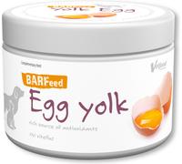Vetfood BARFeed Egg Yolk 140g, jaune d'œuf de poule - riche en vitamines, oméga-3, lécithine et lutéine pour la santé des animaux, chien, chat