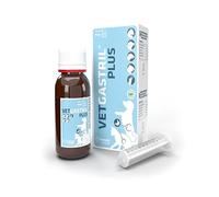 Vetgastril Protecteur d'estomac gastro-intestinal pour chiens et chats 50 ml Complément nutritionnel digestif et intestinal pour animaux de compagnie | Probiotique gastro-intestinal avec hydroxyde