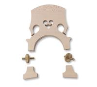 Vetimobato Chevalet de contrebasse droit 3/4 en érable - Accessoire de contrebasse verticale (pont réglable)