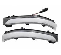VETJMUA Clignotants LED Clignotant Dynamique LED Pour VW, Pour GOL, Pour Saveiro, Pour Voyage, Pour FOX UP, Indicateur Séquentiel, Clignotant Dynamique Sequentiel Dynamiques LED(Blanc)