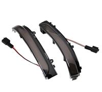 VETJMUA Clignotants LED Clignotant Dynamique LED Pour VW, Pour GOL, Pour Saveiro, Pour Voyage, Pour FOX UP, Indicateur Séquentiel, Clignotant Dynamique Sequentiel Dynamiques LED(Smoked)