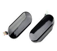 VETJMUA Clignotants LED Pour VW Up Pour Caddy T5 Pour Jetta Pour Golf 3 4 Pour Fox Pour Beetle Pour Lupo Feu De Position Latéral Dynamique À Clignotant Sequentiel Dynamiques LED(Smoked black)