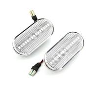 VETJMUA Clignotants LED Pour VW Up Pour Caddy T5 Pour Jetta Pour Golf 3 4 Pour Fox Pour Beetle Pour Lupo Feu De Position Latéral Dynamique À Clignotant Sequentiel Dynamiques LED(Crystal white)
