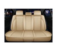 VETJMUA Couvre siège pour Dodge pour Journey pour Charger pour Challenger pour Ram pour Caliber pour Aittitude pour Caravan pour Avenger Universal Housse de Siege Voiture(Beige Rear)