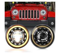 VETJMUA Feux Avant Pour Mazda Pour Miata MX5 1990-1997 Phares Ronds À LED De 7 Pouces Kit Phares Compatibles Avec Les Feux De Route Et De Croisement Principal Phare