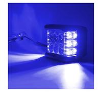 VETJMUA Feux Avant Projecteur De Travail À LED 4 Pouces, Barre Lumineuse Projecteur Pour Voiture Camion Bateau SUV VTT Tracteur 45W Principal Phare(White and Blue)