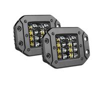 VETJMUA Feux Avant Projecteur De Travail LED Encastré De 5 Pouces 40W Camion Tout-terrain Faisceau Spot Pods LED Feux De Brouillard De Conduite Principal Phare(2 pieces)