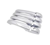 VETJMUA Poignée Porte Latérale Pour Dodge Pour Calibre 2007-2012 Poignée De Porte Extérieure Couvre Accessoires Ensemble Garniture D'autocollant Poignées Porte Extérieures(Chrome 1Hole 2 Buttons)