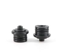 VETJMUA Railing Porte-Bagages 1 Paire D'adaptateurs De Moyeu Fourche Avant Vélo 5/9/12/15 X 100 Mm 15/20 X 110 Mm pour Porte-Bagages Toit Voiture Galerie de Toit(5x100mm Adapters)