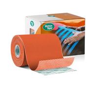 VetkinTape Bande de kinésiologie vétérinaire 10 cm-5 m | Bande de kinésiologie pour Chevaux et Chiens | sans Latex et certifié TÜV | Lot de 1 Rouleau | Orange