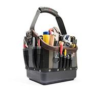 Veto Pro Pac Tech OT-MC Sacoche à Outils Open Top avec Boîte Rigide Interne et Insert Repositionnable, 28 Poches, Base Rigide Imperméable et Bandoulière Rembourrée, 10,5 Litres, 33 × 30,5 × 26,5 Cm