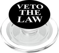 Veto The Law Anti Fascism Resist Protest No Kings in America PopSockets PopGrip pour MagSafe