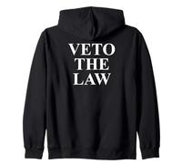 Veto The Law Anti Fascism Resist Protest No Kings in America Sweat à Capuche