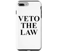 Veto The Law No Kings in America Anti Fascism Resist Protest Coque pour iPhone 7 Plus/8 Plus