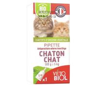 Vétobiol Antiparasitaire Pipette Chaton Bio 1 pipette