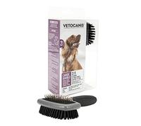 Vetocanis - Brosse Chien - Pour le Toilettage du Chien - Accessoire Chien Rétractable et Autonettoyant - Hygiène et Santé du Chien - Pratique, Hygiénique et Ergonomique