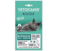 VETOCANIS Collier Anti-Puces et Anti-Tiques pour Chat, Protection 3 mois G