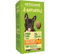 Vetocanis Complément Alimentaire Chien Purge Vers 24 Bouchées