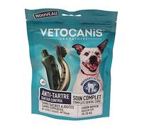 VETOCANIS Friandises Anti-Tartre pour Chien Moyen Soin Complet/sans Sucres Ajoutés/sans Céréales