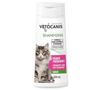 Vetocanis | Shampoing Chat Dermoprotecteur à Usage Fréquent 300 ml | Shampoing Nettoyant à Base de Glycèrine Végétale Parfum Fleur de Lotus | Respecte la Peau et le Poil de votre Chat