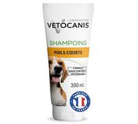 VETOCANIS Shampoing Poils Courts ou à Ras pour Chien, 0% de Parabène 0% de Silicone, Format 300ML