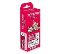 VETOCANIS Spot on, Pipette Anti-puces et Anti-tiques Chat, Protection 5 Semaines