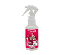 VETOCANIS Spray Antiparasitaire pour Chat. Elimine Puces et Tiques en une application. Efficacité jusqu'à 6 Semaines contre les Puces et 4 Semaines contre les Tiques