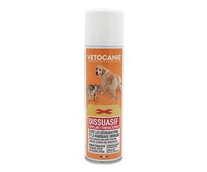 VETOCANIS Spray Repoussant, Intérieur et Extérieur, pour chien et chat, 250ml