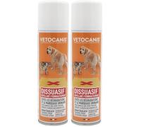 VETOCANIS Spray Repoussant, Intérieur et Extérieur, pour chien et chat, 250ml (Lot de 2)