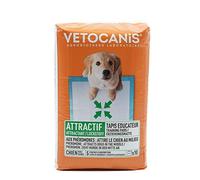 Vetocanis | Tapis absorbant pour chien et chat | Alaise idéale pour éduquer votre animal à la propreté | Fort pouvoir absorbant | Tapis attractif grâce aux Phéromones | 55 x 55 cm | Lot de 10