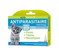 Vetoform Antiparasitaire chaton (3 pipettes de 0,6 ml)
