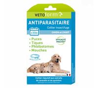 Vetoform Antiparasitaire Collier Chiens & Chiots 60cm