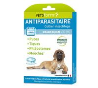 Vétoform Collier insecticide, antiparasitaire grand chien +30 kg